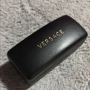 Versace Black Case with Gold Logo